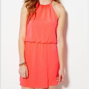 NWT American Eagle Neon Coral Dress